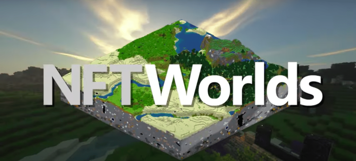Logotipo de NFT Worlds con hoja de ruta