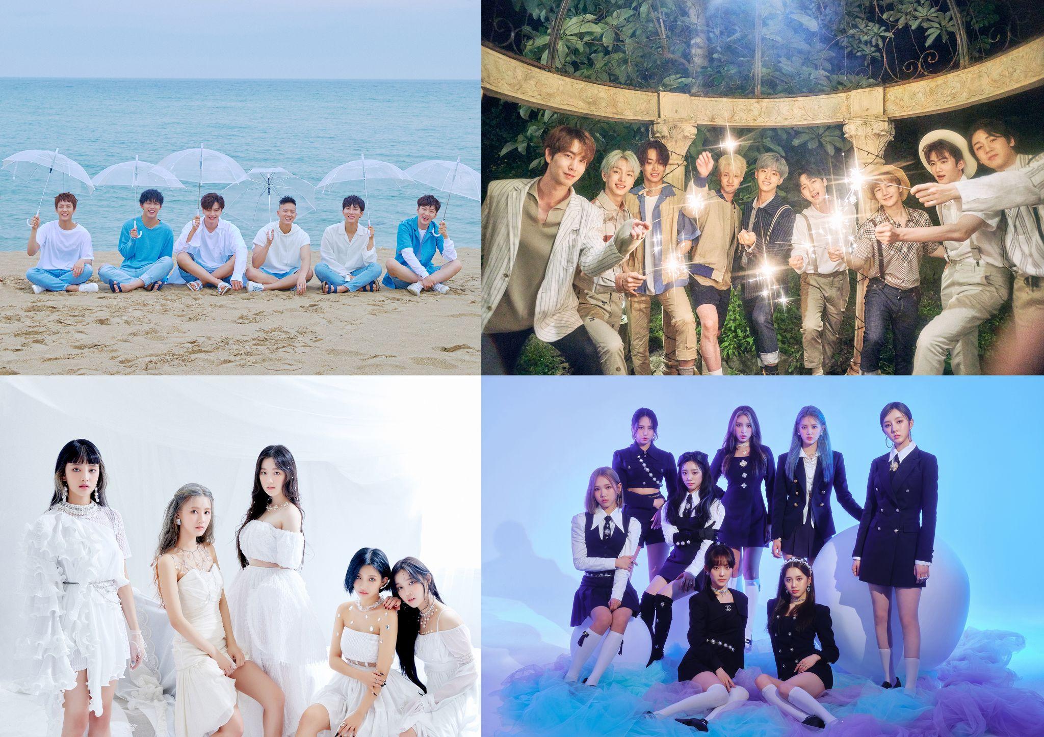   imagen que muestra a los artistas de Cube Entertainment que formarán parte del metaverso del K-pop 