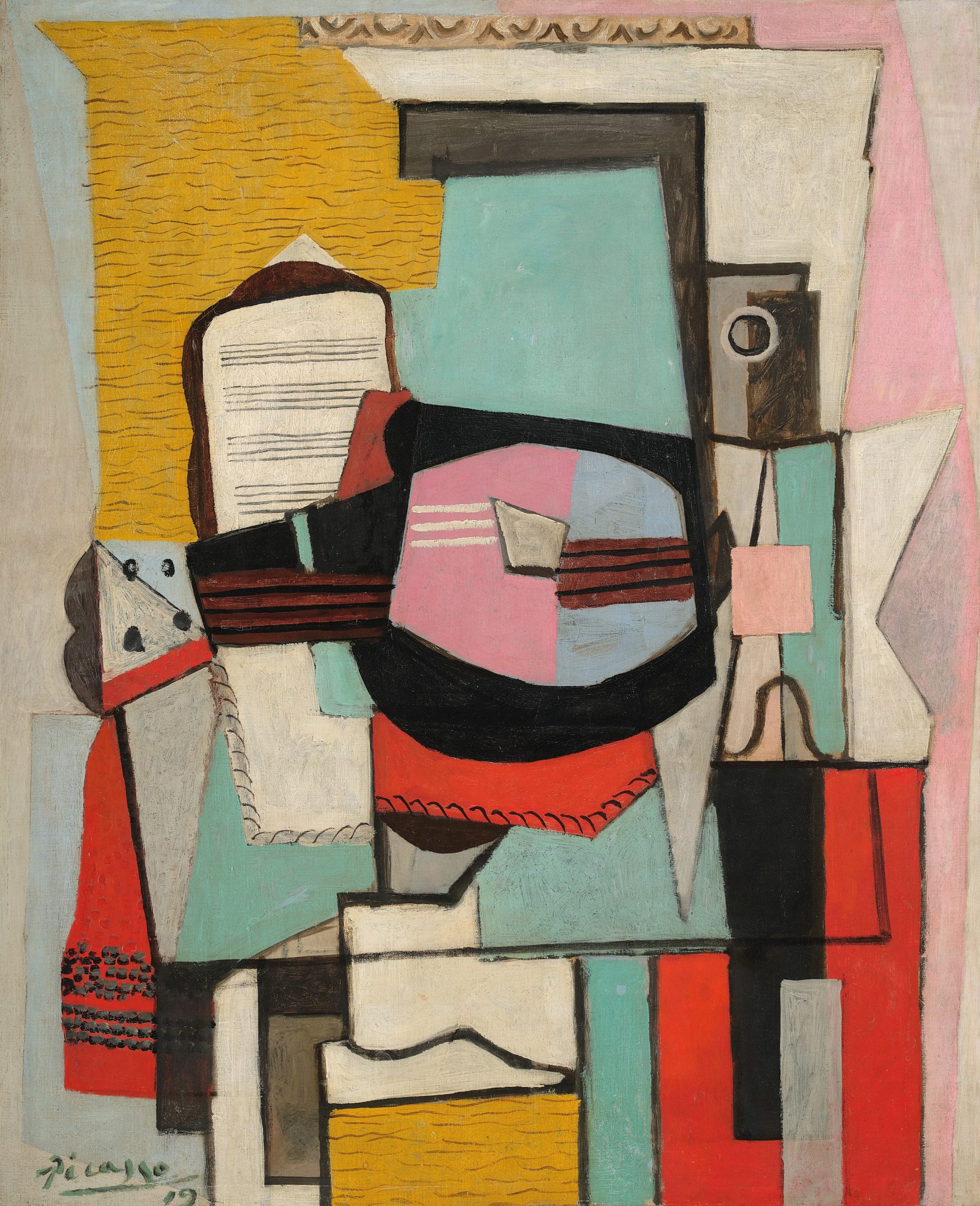 Obra de Pablo Picasson Guitare sur une table MoMA NFT