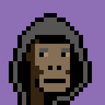 Imagen de CryptoPunks Ape con capucha y fondo morado