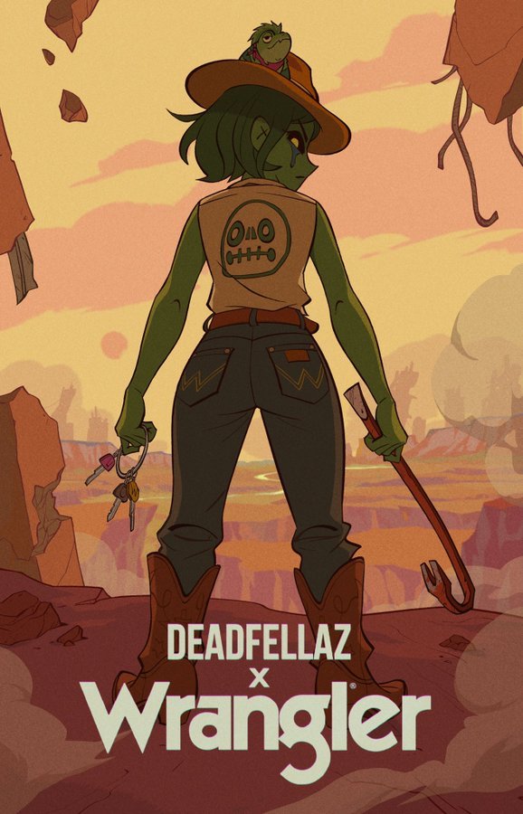 DeadFellaz anuncia su asociación con Wrangler Jeans