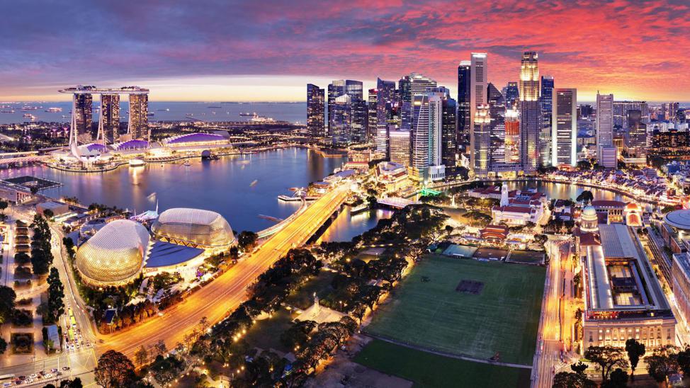 imagen del horizonte de Singapur NFT