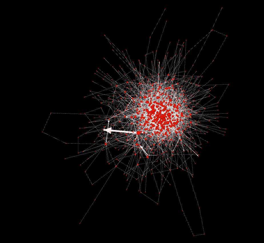 imagen de bola de datos en rojo con fondo negro en el proyecto Dodoor NFT.