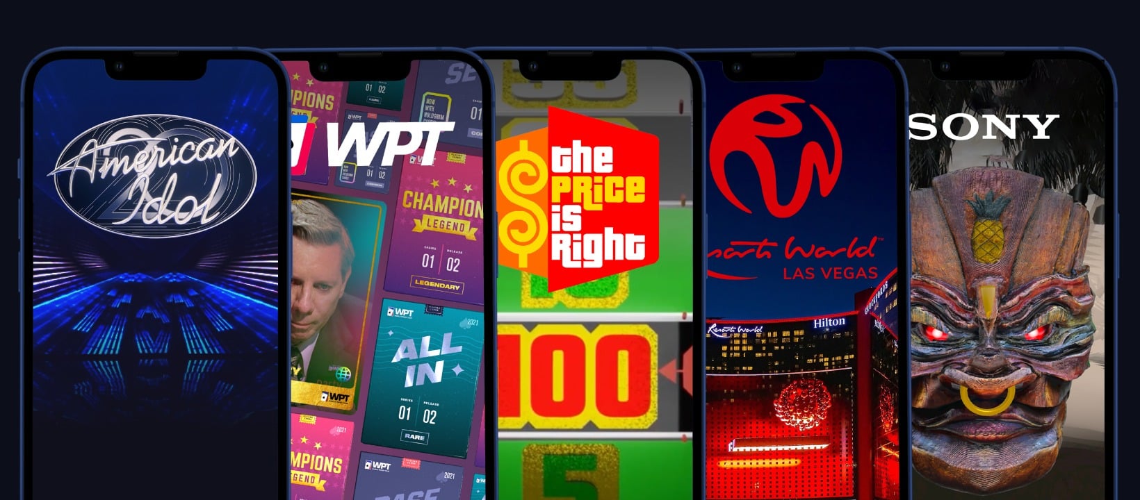 póster digital con American Idol, World Poker Tour, The Price is Right a través de ThetaDrop Marketplace