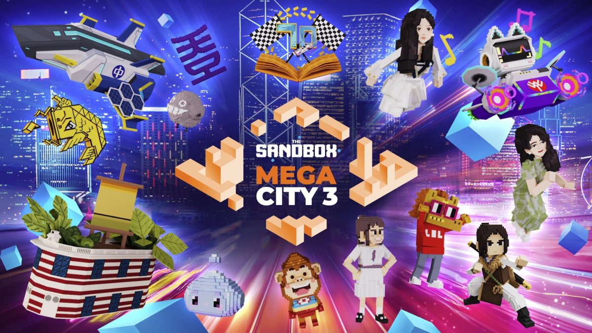 el póster oficial de Mega City Land Sale 3 de The Sandbox